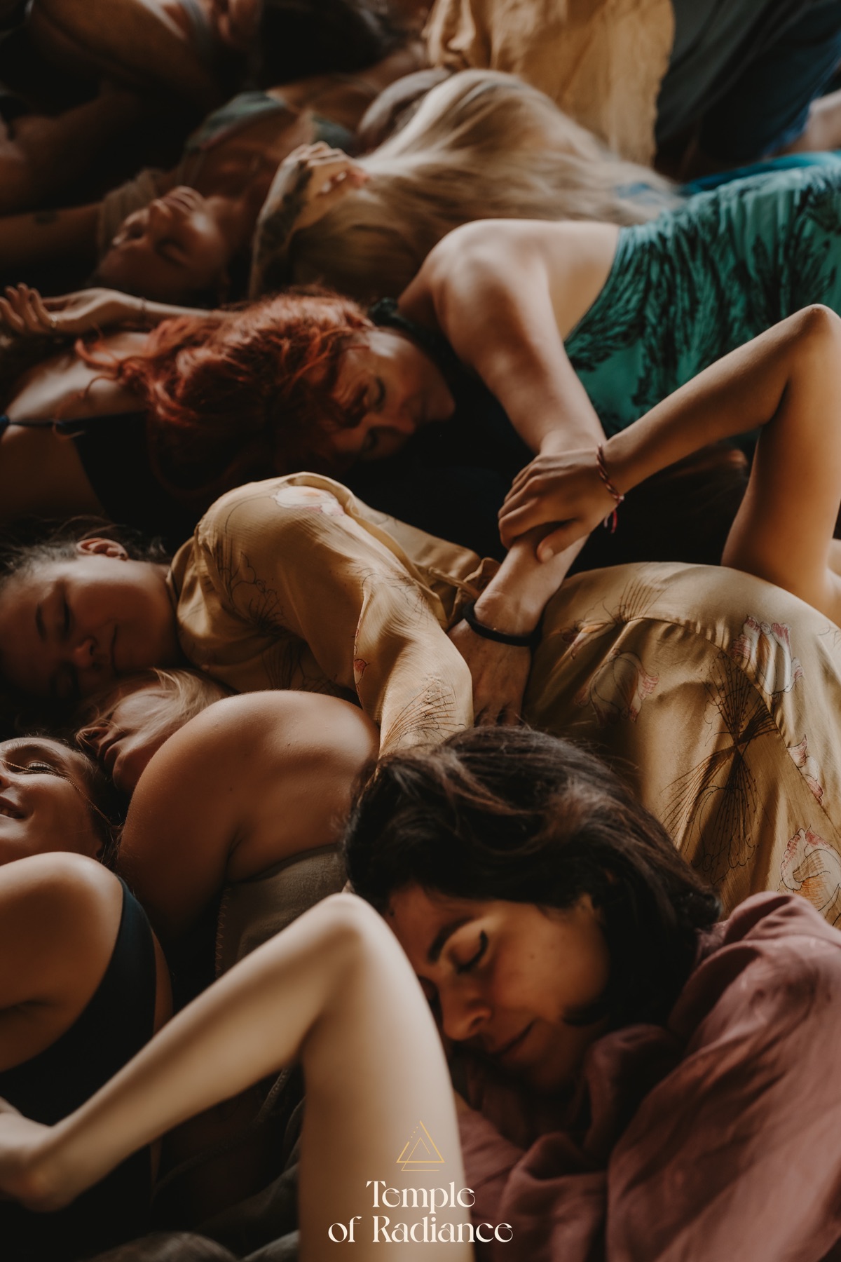 The tribe resting together after a Medicine Within temple