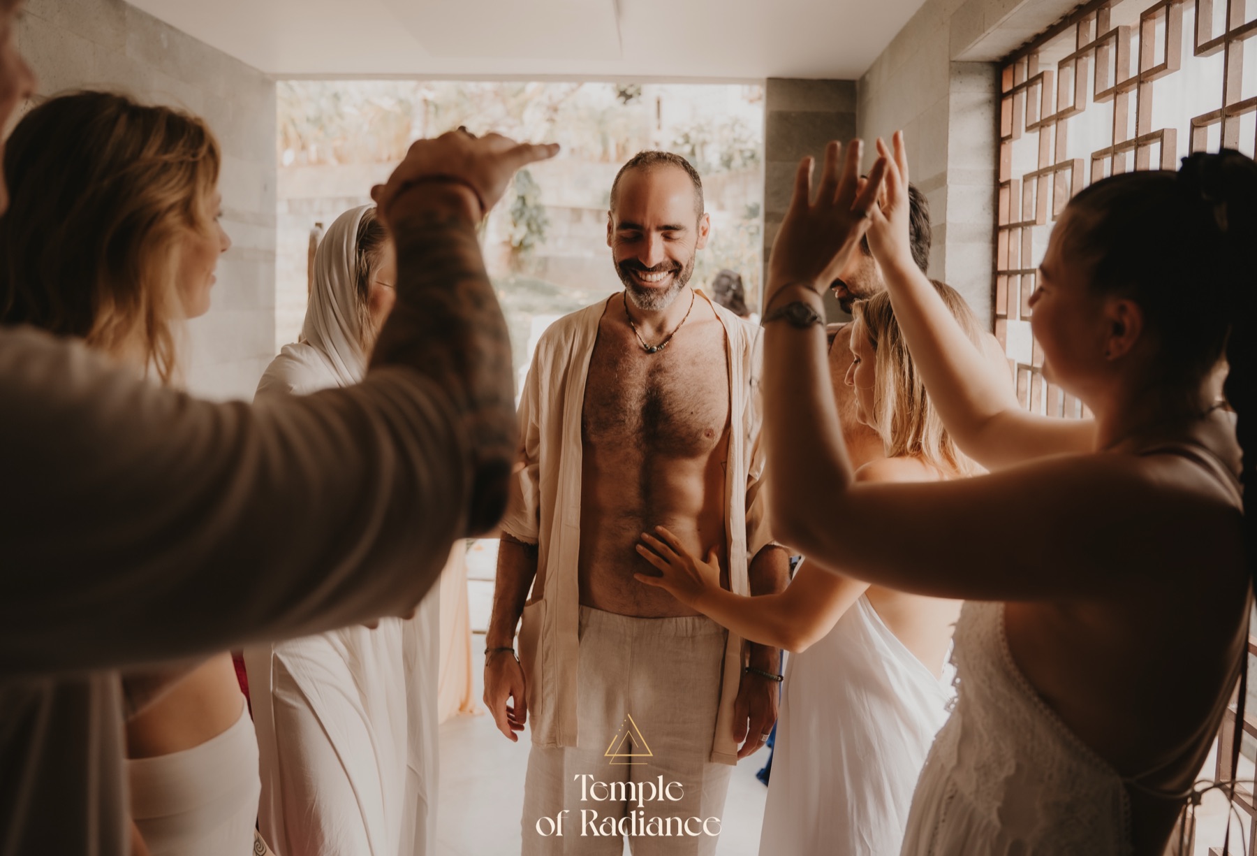 A daylight connection practice at The Art of Embodied Connection&trade; workshop in Amsterdam
